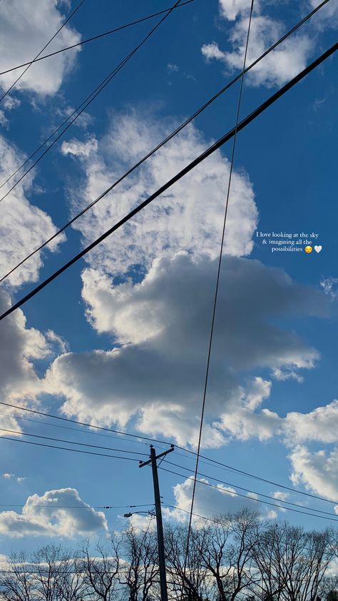 Cloudy sky, aesthetic sky Aesthetic Sky Story Ideas, Cloudy Sky Aesthetic, Morning Clouds Sky Snap, Aesthetic Cloudy Sky, Cloudy Sunny Sky Aesthetic, Aesthetic Sky, Blue Sky White Clouds Aesthetic, Stories Ideas, Cloudy Sky