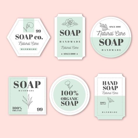 Soap Label Design, Soap Labels Template, Handmade Soap Recipes, Crystal Soap, Soap Labels, Homemade Soap Recipes, Solid Shampoo, Free Labels, Soap Packaging