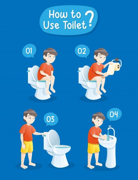 Baby boy using toilet | Premium Vector #Freepik #vector #baby #character #cartoon #kid Paint Colors Bathroom, Toilet Training Visuals, Toilet Illustration, Toilet Cartoon, Hand Washing Poster, First Grade Reading Comprehension, Kids Toilet, Children's Book Characters, Rules For Kids