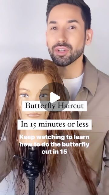 Butterfly Haircut Tutorial, Cassie Hair, Self Haircut, Minimal Hair, Butterfly Haircut, Butterfly Cut, Haircut Tutorial, Asymmetrical Pixie, Blow Dry Hair