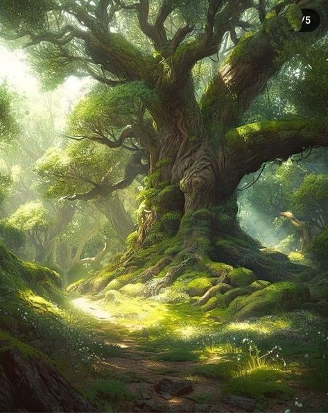 Concept Art Environment, 숲 사진, Art Environment, My Fantasy World, Mystical Forest, Fantasy Forest, Landscape Art Painting, Forest Painting, Story Board