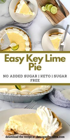 Keto Key Lime Pie Recipe, Sugar Free Key Lime Pie For Diabetics, Sugar Free Key Lime Pie, Paleo Key Lime Pie, Dairy Free Key Lime Pie, Keto Key Lime Pie, Sugarless Desserts, Gluten Free Key Lime Pie, Keto Key Lime