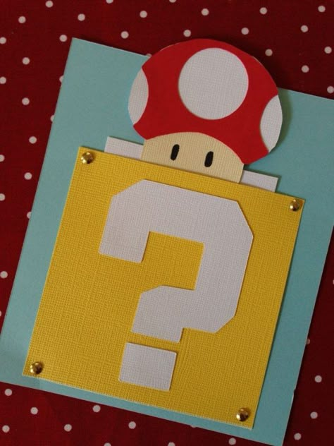 #Ideas #DIY para organizar el #cumpleaños de tu hijo Super Mario Bros Invitations, Mario Bros Invitations, Super Mario Bros Party Ideas, Mario Und Luigi, Mario Kart Party, Power Up, Nintendo Party, Super Mario Bros Birthday Party, Super Mario Bros Party