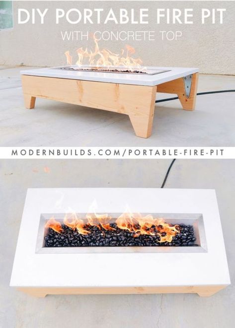 Diy Fire Pit Ideas, Fire Pit Gallery, Portable Fire Pit, Concrete Fire Pit, Gazebo With Fire Pit, Fire Pit Wall, Fire Pit Party, Easy Fire Pit, Fire Pit Materials