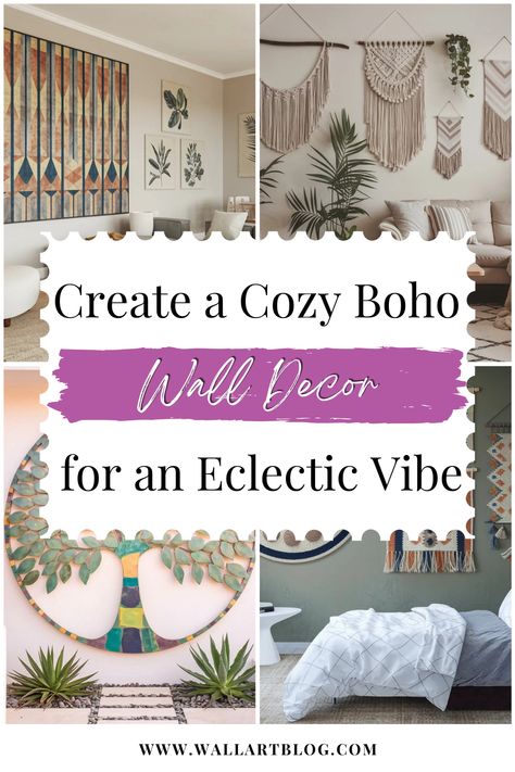 Transform your space into a boho paradise with wall decor that blends textures, colors, and unique pieces. Perfect for adding warmth and an eclectic touch to any room!
#BohoWallDecor #EclecticHome #CozyVibes #InteriorInspo #BohoChic Cozy Eclectic, Cozy Boho, Boho Wall Decor, Eclectic Home, Boho Wall, Interior Inspo, Unique Charms, Unique Pieces, Boho Chic