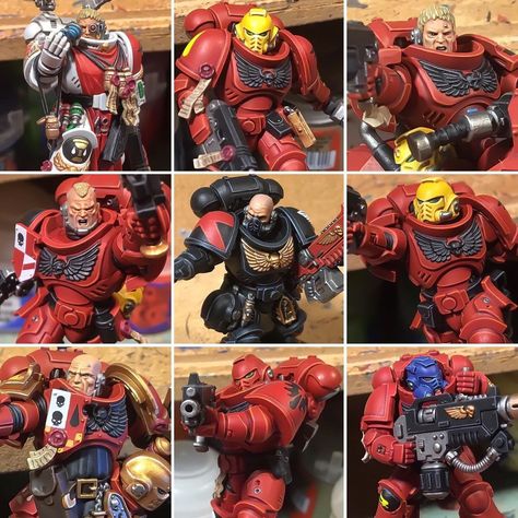 Blood Angels 40k Miniatures, 40k Blood Angels, Warhammer 40k Blood Angels, Space Marine Art, 40k Models, Painting Miniatures, Adeptus Astartes, Warhammer Aos, Happy Xmas