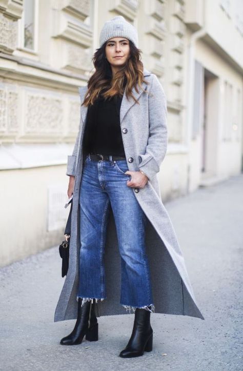 Weekday Coat, Vestiti In Jeans, Cropped Jeans Outfit, Straight Leg Jeans Outfits, Wide Leg Jeans Outfit, Dear Frances, Jeans Outfit Fall, Mode Tips, Fashion Things