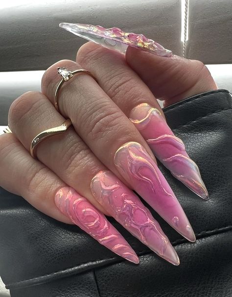 Unicorn Horn Nails, Unicorn Horn, Phone Wallpaper Images, Unique Nails, Chrome Nails, Stylish Nails, Nails Inspiration, Nail Ideas, Nail Inspo