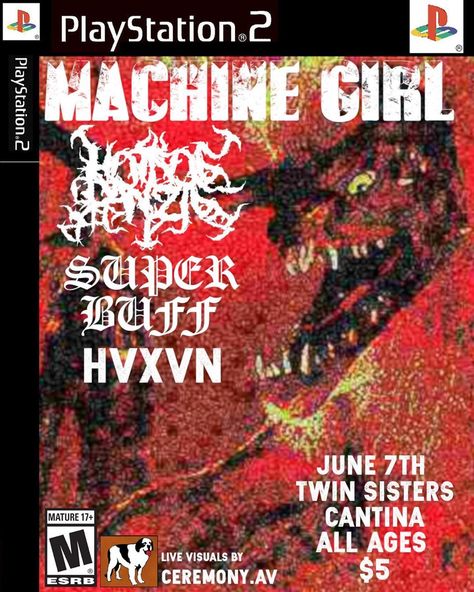 Machine Girl, Unknown Pleasures, Best Night Of My Life, Love Machine, Underground Music, Girl Posters, New Rock, Poster Pictures, Gig Posters