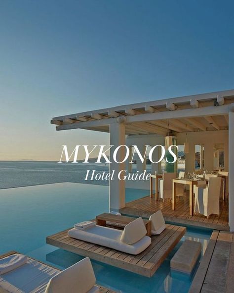 Luxury villa on Mykonos with a pool and view of the sea Mykonos Greece Hotels, Trip To Greece, Mykonos Hotels, Greece Hotels, Mykonos Greece, My Trip, Yet To Come, Greece Travel, Life Experiences