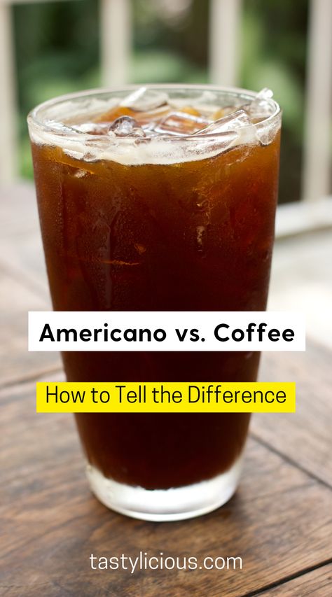 americano vs coffee taste | americano vs coffee caffeine | americano vs coffee caffeine content | keto dinner recipes | healthy lunch ideas | dinner ideas | breakfast ideas | easy healthy dinner recipes Americano Coffee Recipe, Iced Americano Recipe, How To Make Iced Americano, Americano Recipe Coffee, Americano Drink, Americana Coffee, Americano Recipe, Coffee Calories, Iced Americano