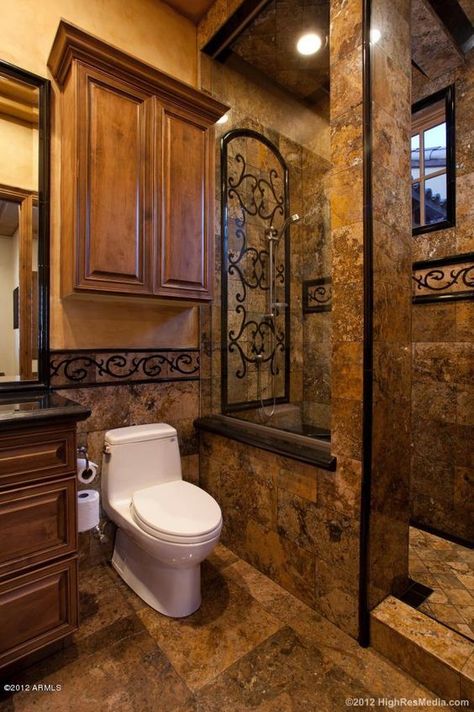 creative shower enclosure: Drátěná Socha, Tuscan Bathroom, House Owner, Bathroom Makeovers, Rustic Bathroom Designs, Tuscan Design, Toilet Sink, Bathroom Diy, Tuscan House