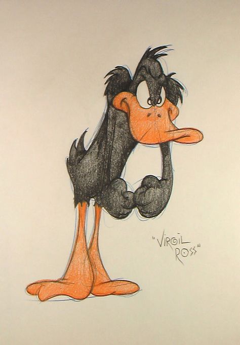 Loony Toons Drawing, Daffy Duck Tattoo, Daffy Duck Drawing, Scrooge Mcduck Tattoo Design, Daffy Duck Art, Daffy Duck Sketch, Duffy Duck, Daffy Duck Painting, Daffy Duck Graffiti