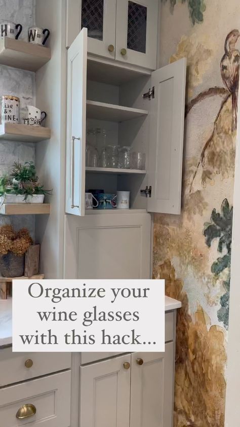 _thehappyhouse_ on Instagram: Amazon wine glass rack organizer! ✨ Wine Glass Storage, Wine Glass Rack, Glass Rack, How To Store, Glass Storage, Bathroom Medicine Cabinet, Wine Rack, Wine Glasses, Wine Glass