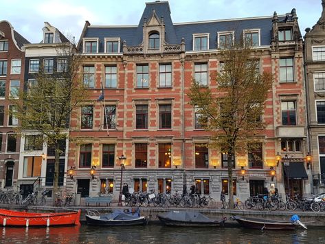 Cool design hotel The Hoxton Amsterdam is in a historic 17th century building overlooking the Herengracht Canal. Hoxton Hotel Amsterdam, Hoxton Amsterdam, Hoxton Hotel, Hotel Hoxton, Hotel Amsterdam, The Hoxton, Shopping District, Amsterdam Travel, Exotic Places