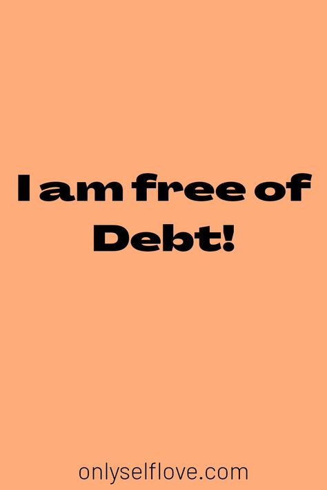 Debt Affirmations, Manifesting Vision Board, I Am Free, Money Vision Board, Prosperity Affirmations, Repeat After Me, Debt Free Living, Spiritual Prayers, Life Vision Board