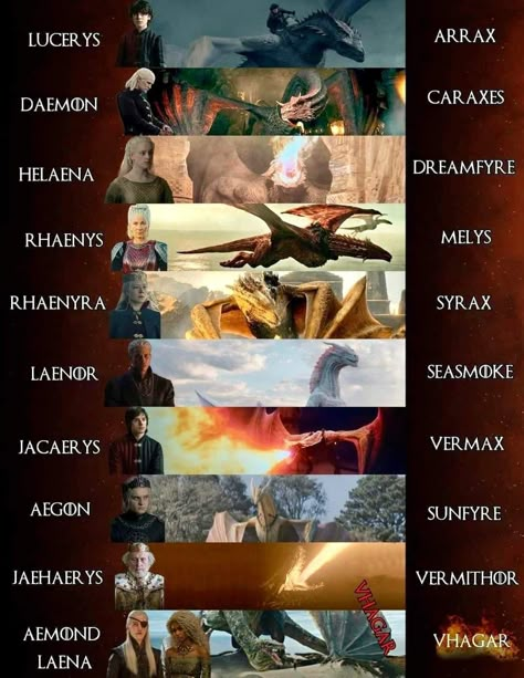 House Of The Dragon Dragons, Drogon Game Of Thrones, Dragon Riders, Game Of Thrones Poster, Game Of Thrones Artwork, Dragon Names, Dragon House, Game Of Thrones Dragons, Got Dragons