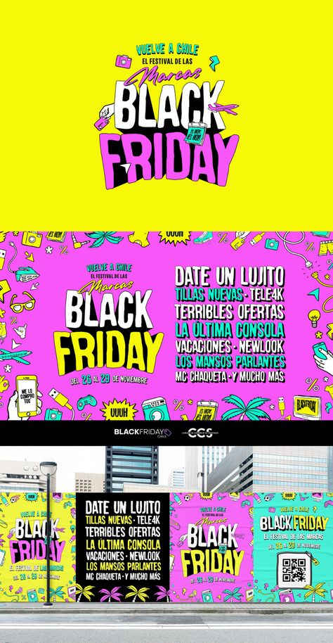 BLACK FRIDAY Chile on Behance Black Friday Ads Design, Black Friday Design Ideas, Black Friday Illustration, Black Friday Logo, Black Friday Sale Design, Black Friday Email, Black Friday Design, Fun Graphics, Kids Dishes