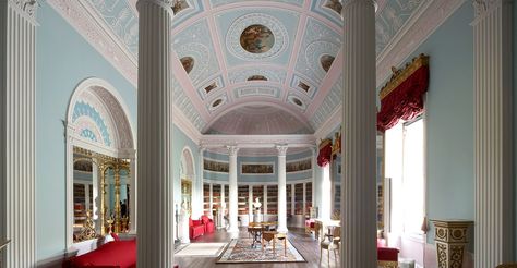 Robert Adams Library Neoclassical Villa, Kenwood House, Robert Adam, French Apartment, Country House Design, Hampstead Heath, House London, London Places, English Heritage