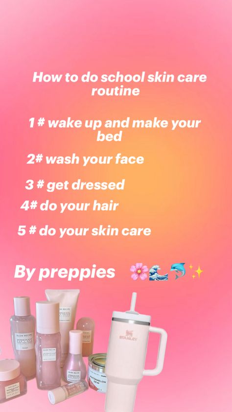 How to do a school skin care routine preppy# fyyyyyyy School Skin Care Routine, School Skin Care, Make Your Bed, Wash Your Face, Care Routine, Glow Up?, Skin Care Routine, Skin Care, Make It Yourself