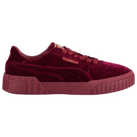 PUMA Cali Velvet - Women's Puma Cali, Sneakers Puma, The 1980s, Range Of Motion, Low Cut, Puma Sneaker, Cali, Top Sneakers, Motion