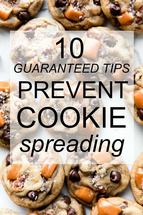 Baking Secrets, Perfect Chocolate Chip Cookies, Baking Basics, Cookie Spread, Cookie Desserts, How To Make Cookies, Cookie Monster, Baking Tips, Healthy Baking