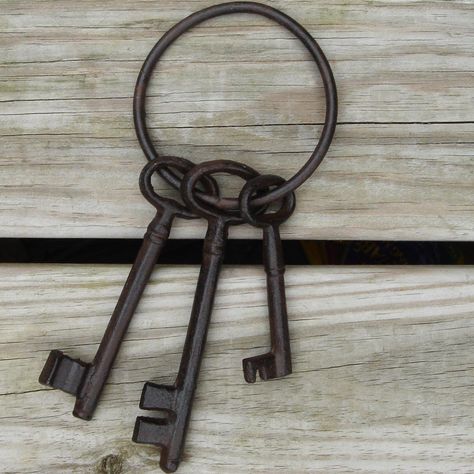 Amazon.com: Pirate Ship Skeleton Jail Keys Set - Cast Iron Costume Prop: Patio, Lawn & Garden Pirate Bathroom, Pirate Bedroom, Pirate Props, Pirate Room, Pirate Decor, Pirate Halloween, Skeleton Keys, Old Keys, Antique Home