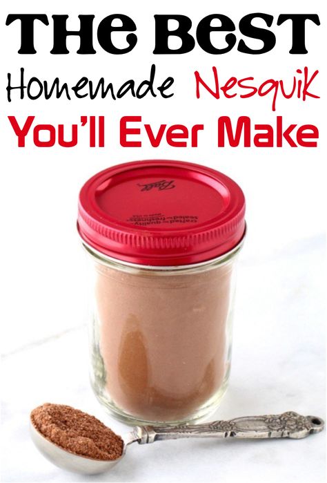 Nesquick Chocolate Milk, Nesquik Recipes, Homemade Chocolate Milk, Nesquik Chocolate Milk, Chocolate Milk Mix, Chocolate Milk Powder, Cookie Pies, Baking Mix Recipes, Milk Chocolate Recipes