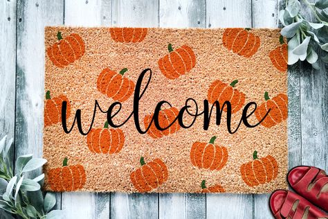 Welcome Funny, Home Door Mat, Halloween Mats, Porch Mat, Diy Shower Curtain, Funny Welcome Mat, Doormat Funny, Fall Doormat, Halloween Door Mat