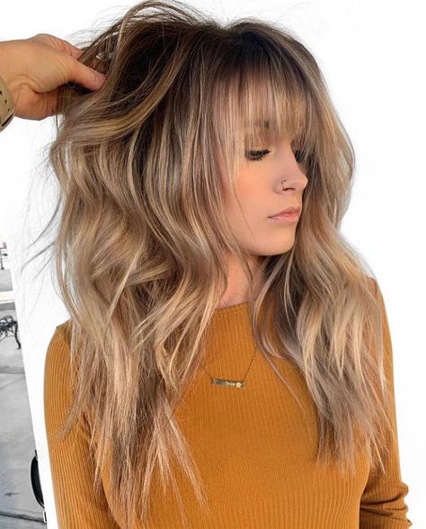 Hot Shot Shag Finalists 2019 - Behindthechair.com Long Shag Hairstyles, Long Shag Haircut, Long Shag, Shaggy Hair, Shaggy Haircuts, Shag Hairstyles, Shag Haircut, Grunge Hair, Long Hair Cuts