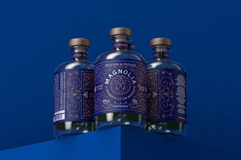 Brazilian Culture, Drinks Packaging Design, Alcohol Packaging, Packaging Designs, Creative Graphic Design, Blue Label, Beverage Packaging, Graphic Design Studios, Creative Ads