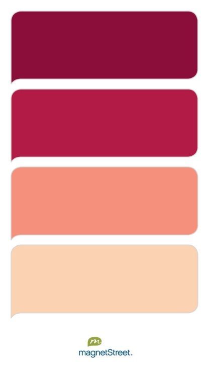 Burgundy wine, Peach wedding colors and Wedding color palettes on ... Sunset Soiree, Peach Wedding Colors, Burgundy Wedding Colors, Model Batik, Best Wedding Colors, Burgundy Colour, Red Colour Palette, April Wedding, Wedding Color Inspiration