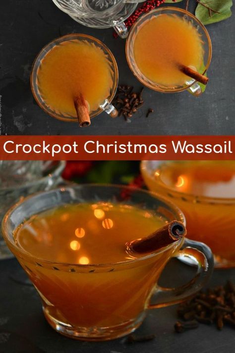 Crockpot Wassail Recipe, Crockpot Wassail, Wassail Recipe Crockpot, Christmas Wassail, Crockpot Drinks, Slow Cooker Christmas, Crockpot Christmas, Wassail Recipe, Christmas Recipes For Kids