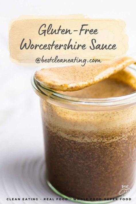 Gluten-Free Worcestershire Sauce Recipe Homemade Worcestershire Sauce, Gluten Free Worcestershire Sauce, Worcestershire Sauce Recipes, Malt Vinegar, Vegan Worcestershire Sauce, Homemade Gluten Free, Homemade Seasonings, Savory Vegan, Best Food Ever