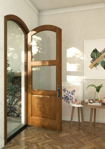 Arched Front Door, Arch Doorway, Prehung Doors, Arched Doors, White Doors, Mahogany Wood, Single Doors, Interior Door, Exterior Doors