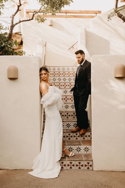 Jth Tucson, arizona elopement, desert elopement, mexico elopement, couples posing, wedding day posing, bride and groom posing Mexico Wedding Photos, Raleigh Elopement, Portugal Photoshoot, Elopement Mexico, Tulum Photoshoot, Posing Bride, Elopement Aesthetic, Elopement Desert, Spanish Summer