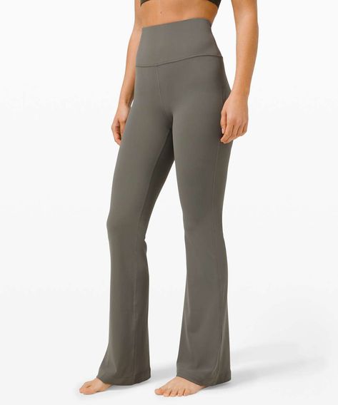 Lululemon Groove Pant Flare Super High-Rise *Nulu - Grey Sage - lulu fanatics Saving List, Lululemon Groove Pants, Pant Flare, Lululemon Groove Pant, Random Clothes, Comfortable Clothes, Chill Fits, Causual Outfits, Christmas 2022