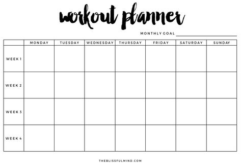 Workout Log Printable, Planning Sport, Fitness Schedule, Schedule Monthly, Gym Planner, Planer Organisation, Fitness Journal Printable, Fitness Planner Free, Printable Workout