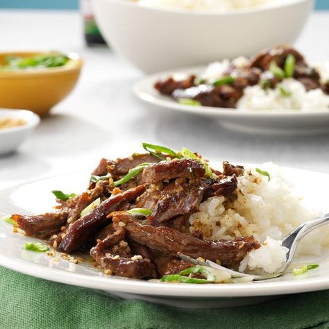 9 Slow-Cooker Meals Inspired by Joanna Gaines Slow Cooker Korean Beef, Slow Cooker Pot Roast Recipes, Sesame Beef, Perfect Pot Roast, Slow Cooker Recipes Beef, Bulgogi Beef, Pot Roast Slow Cooker, Slow Cooked Beef, Copycat Restaurant Recipes