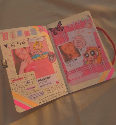 Jisoo Journal, Pink Journal, Journal Inspo, Birthday Cards Diy, Amazing Art Painting, A Journal, Diy Cards, Amazing Art, Baby Pink