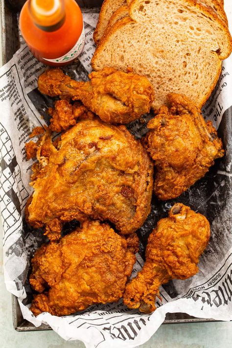 Knowing how to reheat fried chicken in the air fryer guarantees leftover fried chicken that's as good as the first day. Say goodbye to soggy breading and dry, unevenly-heated chicken meat. You'll never reheat your fried chicken any other way! Leftover Fried Chicken, Reheat Fried Chicken, Chicken In Air Fryer, Chicken In The Air Fryer, Air Fried Chicken, Chicken Meat, Breaded Chicken, Meat Chickens, Fryer Recipes