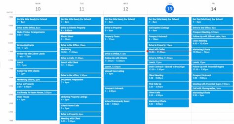 Time Blocking Template, Real Estate Assistant, Block Calendar, Calendar Management, Block Scheduling, Time Schedule, Effective Time Management, List Of Activities, Time Blocking