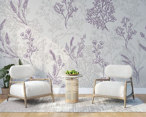 Lavender Wallpaper, Wallpaper Seamless, Wallpaper Purple, Wallpaper Floral, Wallpaper Peel And Stick, Wallpaper Removable, Pink Room, High Quality Wallpapers, Adhesive Wallpaper