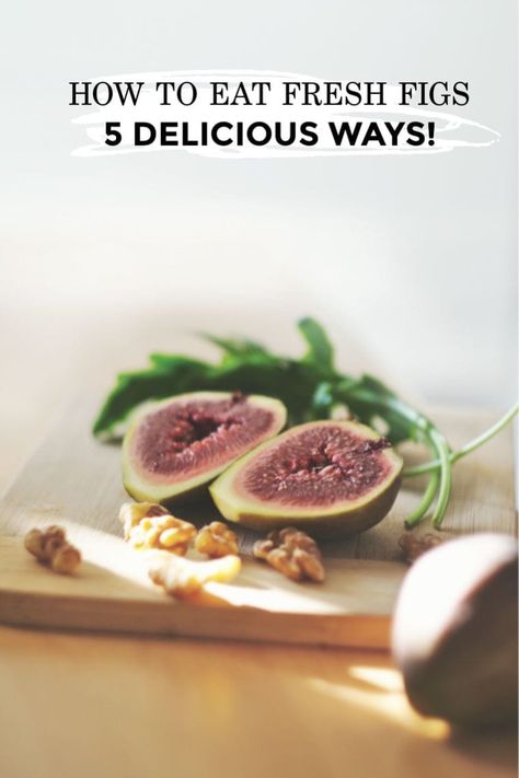 Ever wondered how to eat fresh figs? You'll love these 5 easy, tasty recipes featuring fresh figs and other nourishing ingredients! Mule Recipe, Fresh Figs, Turmeric Benefits, Köstliche Desserts, Nutrition Tips, Ghee, Heart Healthy, Healthy Weight, Smoothie Recipes