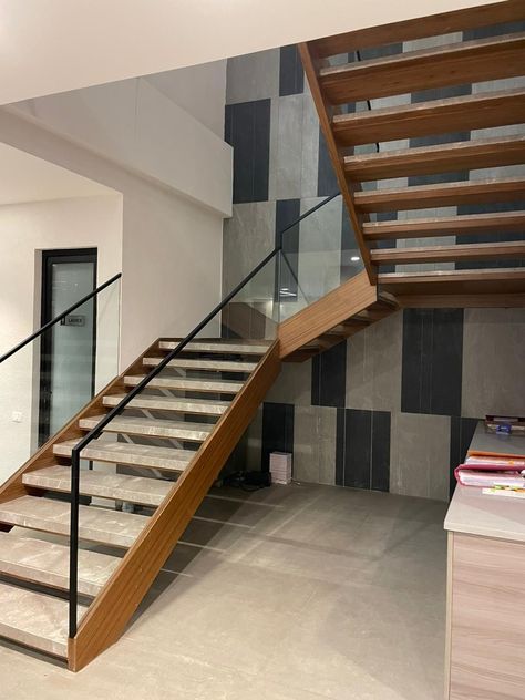 Vishwakarma Industries Panchkula Ms Staircase Designs, Staircase Reference, Stair Design Architecture, Stair Design, Steel Stairs, Stair Case, Creative Photography Techniques, Modern Staircase, Staircase Design