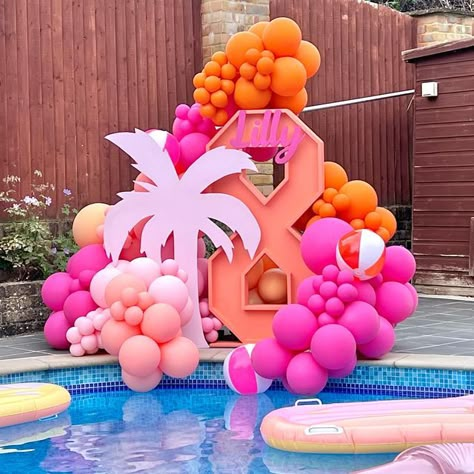 In The Wild - Event stylist on Instagram: "Life is cool by the pool 🌴 
.
.
.
.
.
.
.
.
.
.
#poolparty #poolpartytheme #poolpartyinspiration 
@shimmerandconfetti 
@theeventcollectivex
@babyshowerconnoisseur 
@balloonsandribbons 
@encontrandoideias 
@make_a_wish_ua 
@babyshowerpartydreams 
@findmyeventplanner 
@storybook_bliss 
@karaspartyideas 
@balloons_worldwide
@glamlifeparty 

.
." Pool Party Themes For Kids, Hawaii Theme Birthday, Nigerian Asoebi, Pool Balloons, Festa Pool Party, Hawaii Theme, Pool Party Themes, Island Party, Event Stylist