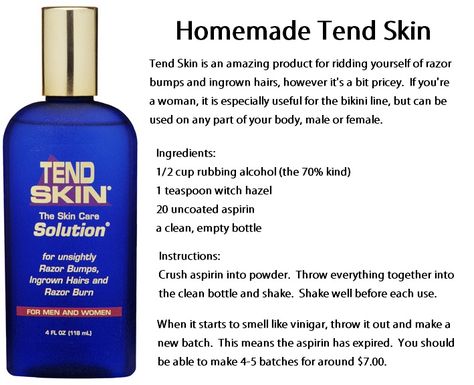 Homemade Tend Skin prevents ingrown hairs and irritation after shaving. Messy Bun Anleitung, Tend Skin, Hair Remove, Homemade Stuff, Prevent Ingrown Hairs, Ingrown Hairs, Beauty Remedies, Hair Remedies, Roller Bottle