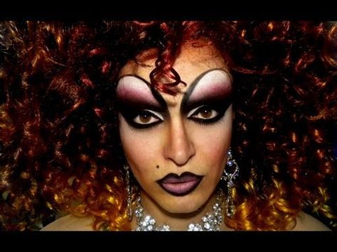 Drag Queen Makeup Wayne Goss, Drag Make-up, Drag Queen Makeup, Drag Star, Drag Makeup, Queen Makeup, Fell Asleep, Job Interview Tips, Stage Makeup