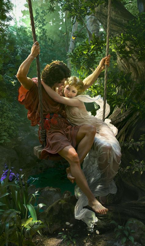 Pierre Auguste Cot, Diamond Dot Painting, Hopeless Romantic Quotes, Heaven Wallpaper, The Concubine, Love Of A Lifetime, Art Portrait Painting, Theme Painting, Art Eras