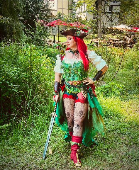 Pirate Poison Ivy 🥀🌿 successfully plundered and seduced poor sailors. #renaissancefestival @bristolrenaissance #cosplay #pirate #poisonivycosplayer #poisonivycostume @cosplayover40 @over40cosplay Ivy Cosplay, Poison Ivy Cosplay, Poison Ivy Costumes, Poison Ivy, Ivy, Halloween, On Instagram, Instagram